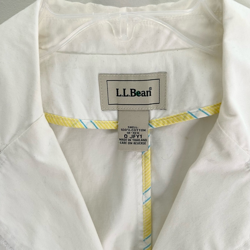 L.L. Bean Women’s 0 White Jacket/Blazer - Picture 2 of 5
